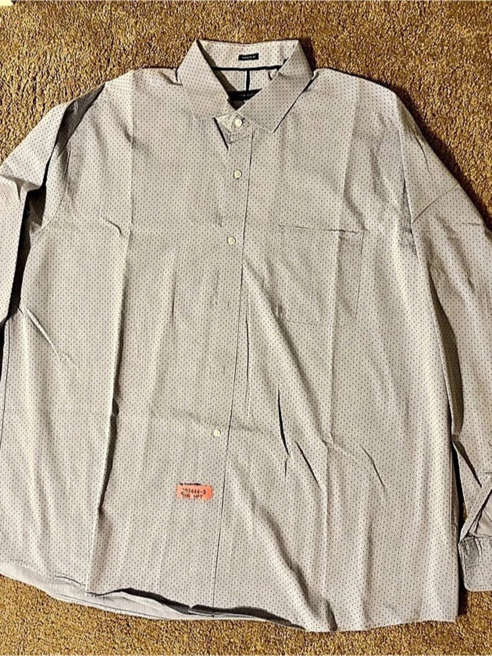 Tommy Hilfiger Men's Polka Dot Dress Shirt 2XL